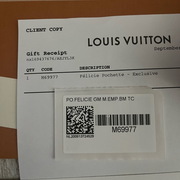 Louis Vuitton Felicie GM Pouchette Bag - Picture 12 of 12